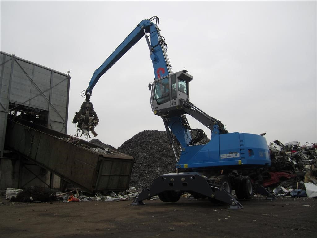 Van Dalen Metals Recycling & Trading verduurzaamt met Terex-Fuchs MHL350E