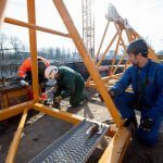 liebherr torenkraan/ torenkranen huren bij van der spek