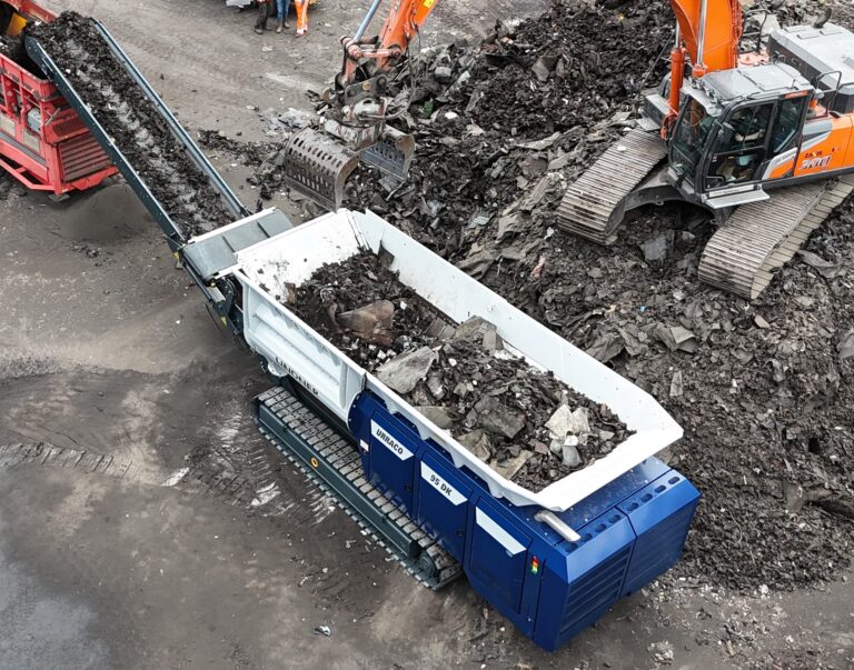 Weer nieuwe Lindner Urraco 95DK voor Recycling Kombinatie REKO
