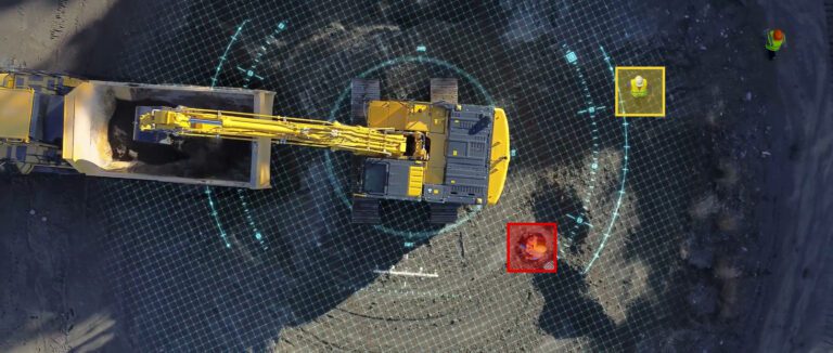 Komatsu introduceert af fabriek geïntegreerd persoonsdetectiesysteem op rupsgraafmachines