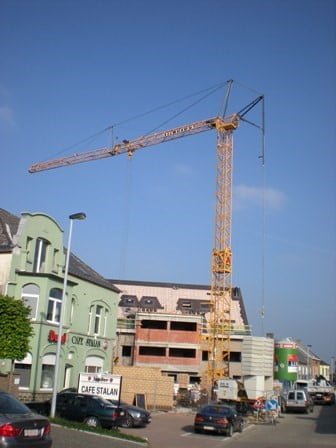 Sale Liebherr fast-erecting crane by Van Der Spek Belgium