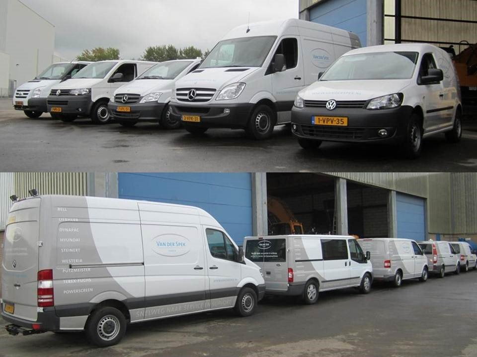 Diverse nieuwe servicewagens in gebruik genomen door Van der Spek Vianen