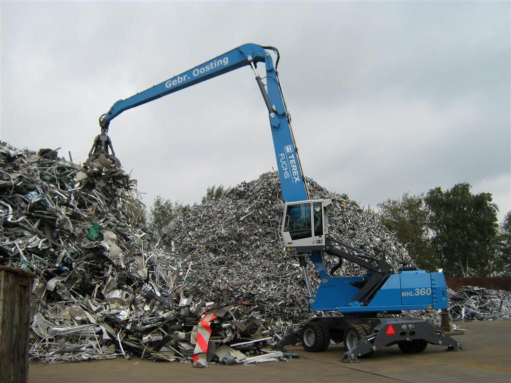 Terex-Fuchs MHL360D geleverd aan Gebr. Oosting Metalen Recycling B.V.
